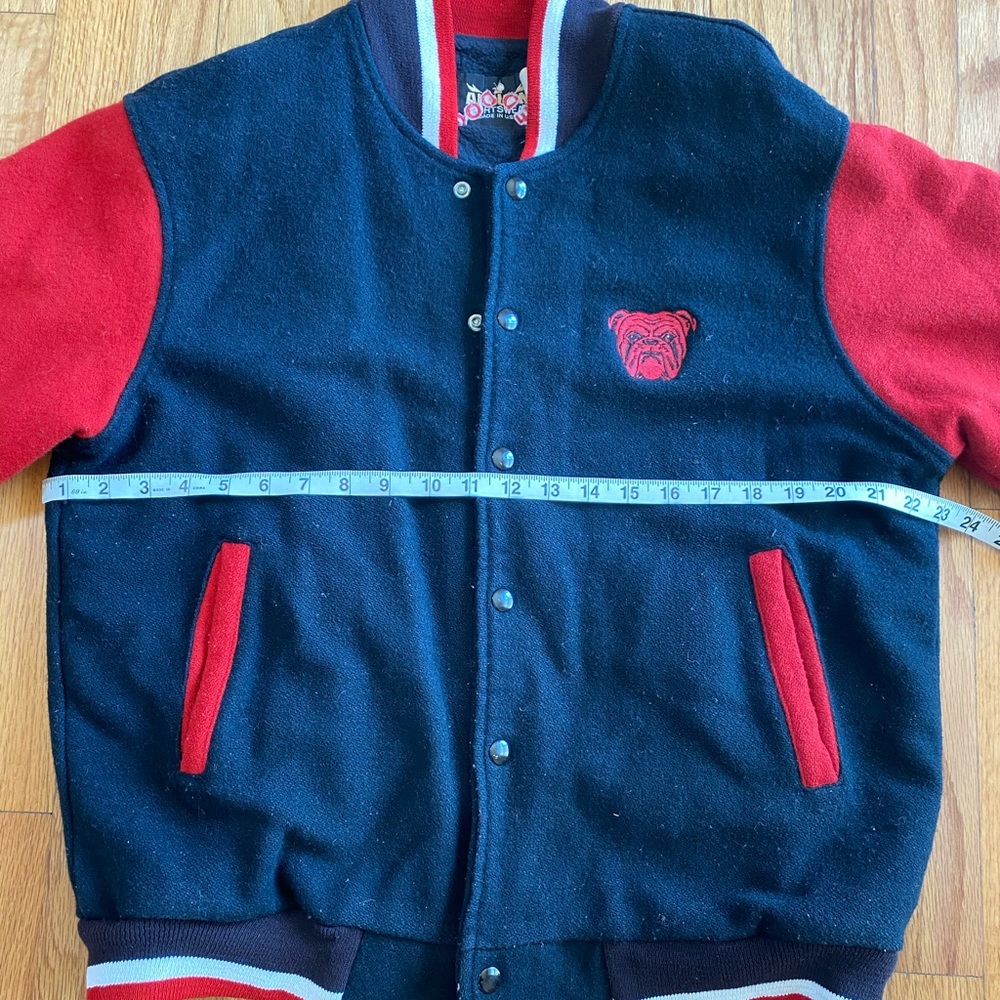 Vintage varsity Red Dog Beer jacket